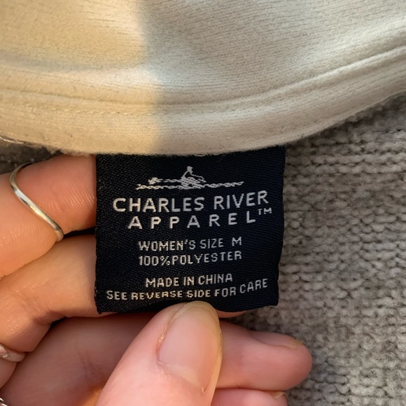 Delta Phi Epsilon Embroidered Quarter Zip - Picture 4 of 5